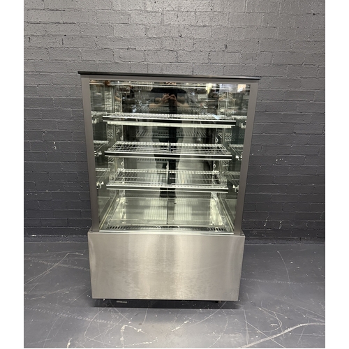 Pre-Owned FED SL830V - Square Glass Cake Display 900mm
