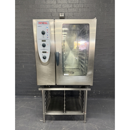 Pre-Owned Rational CM106 - 10 Tray Electric Combi Oven on Stand