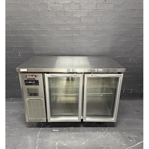 Pre-Owned Turbo Air KGR12-2 - 2 Door Glass Underbench Fridge