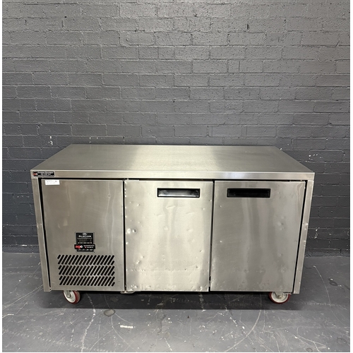 Pre-Owned Glacian BFS61420 - 2 Door Solid Underbench Fridge