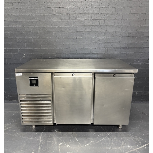 Pre-Owned Cyberchill CG300CMC - 2 Door Solid Underbench Fridge