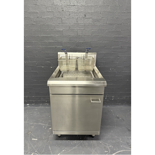 Pre-Owned Luus FV-60 - Single Pan Gas Fryer - 600mm