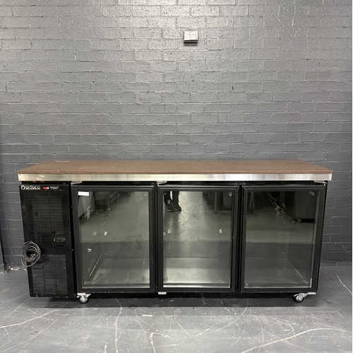 Pre-Owned Orford OBBR505B - 3 Door Back Bar Fridge