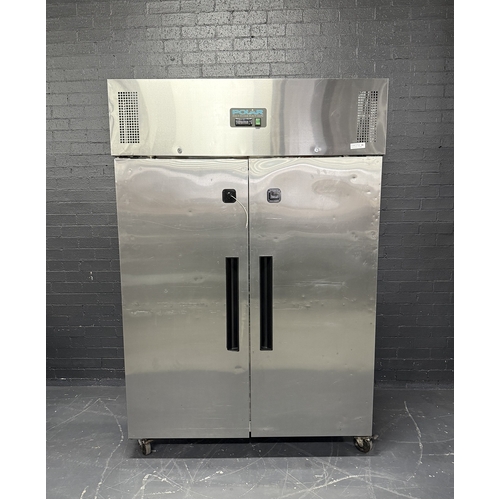 Pre-Owned Polar DL895-A - 2 Door Solid Upright Fridge