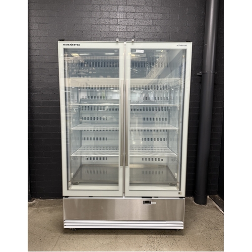 Pre-Owned Skope BME1200-A - 2 Door Glass Display or Storage Fridge