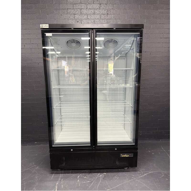 Pre-Owned Saltas NDA2150 - 2 Door Glass Upright Display Freezer