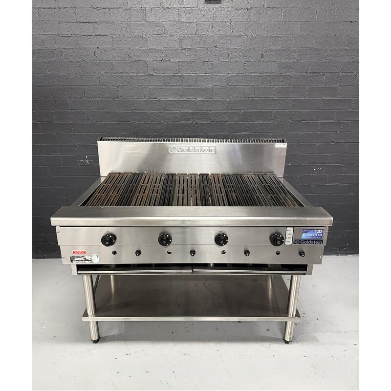 Pre-Owned Goldstein RBA48L - 1200mm Gas Chargrill on Stand