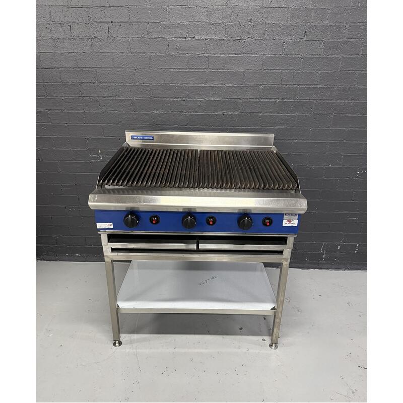 Pre-Owned Blue Seal G596-LS - 900mm Gas Chargrill on Leg Stand