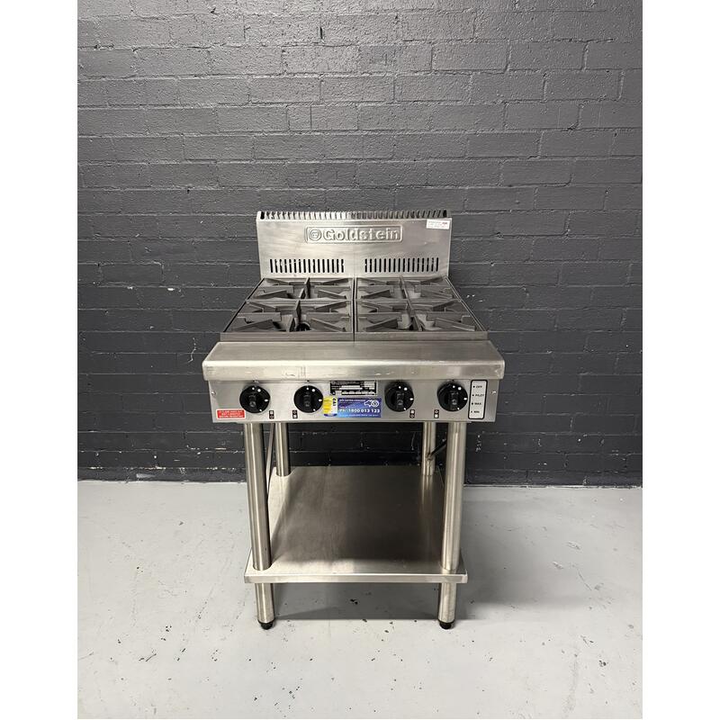 Pre-Owned Goldstein PFB24 - 4 Burner Gas Cooktop on Stand