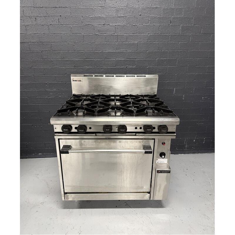 Pre-Owned Trueheat R90-6 - 6 Burner Gas Cooktop with Oven