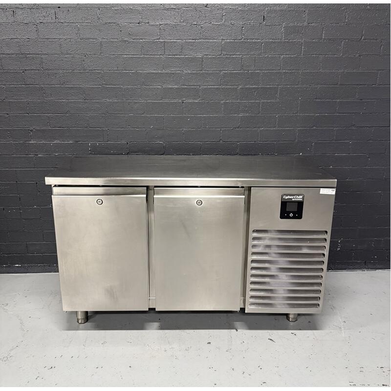 Pre-Owned Cyberchill MCU223 - 2 Door Solid Underbench Fridge - Slimline