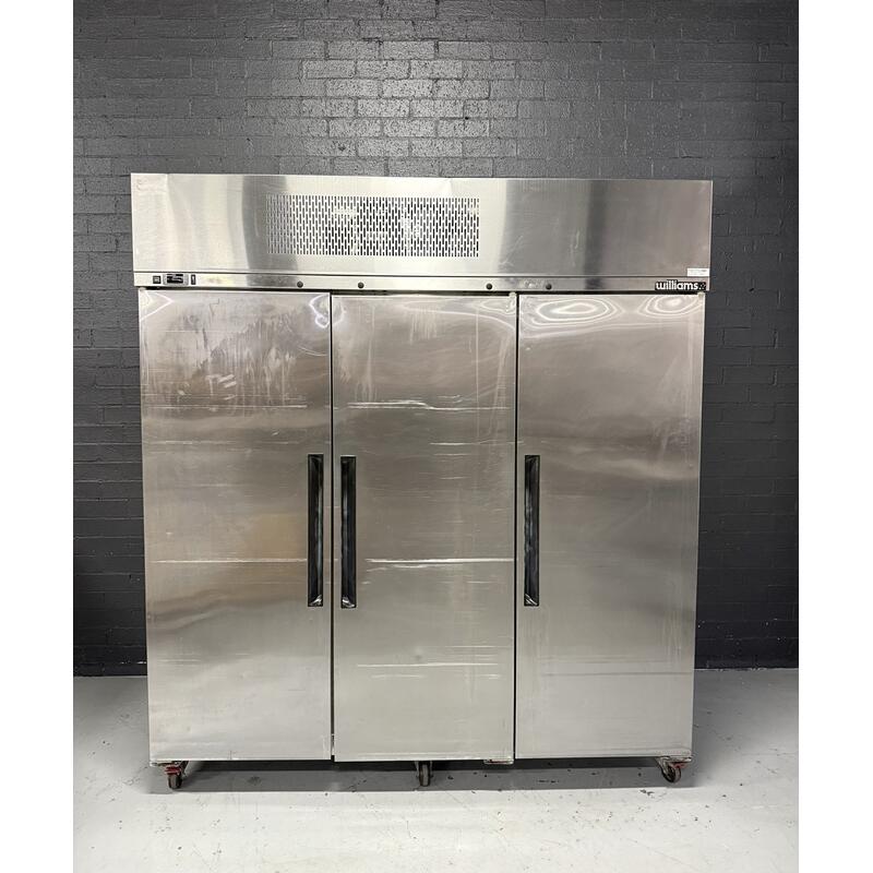 Pre-Owned Williams HP3SDSS - 3 Door Solid Upright Fridge - Stainless Steel