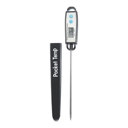Pocket Temp Digital Probe Thermometer - Waterproof w/ Safety Cover