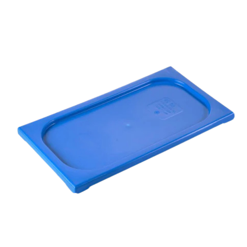 Polypropylene 1/3 Gastronorm Lid Blue