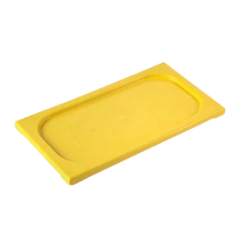 Polypropylene 1/3 Gastronorm Lid Yellow