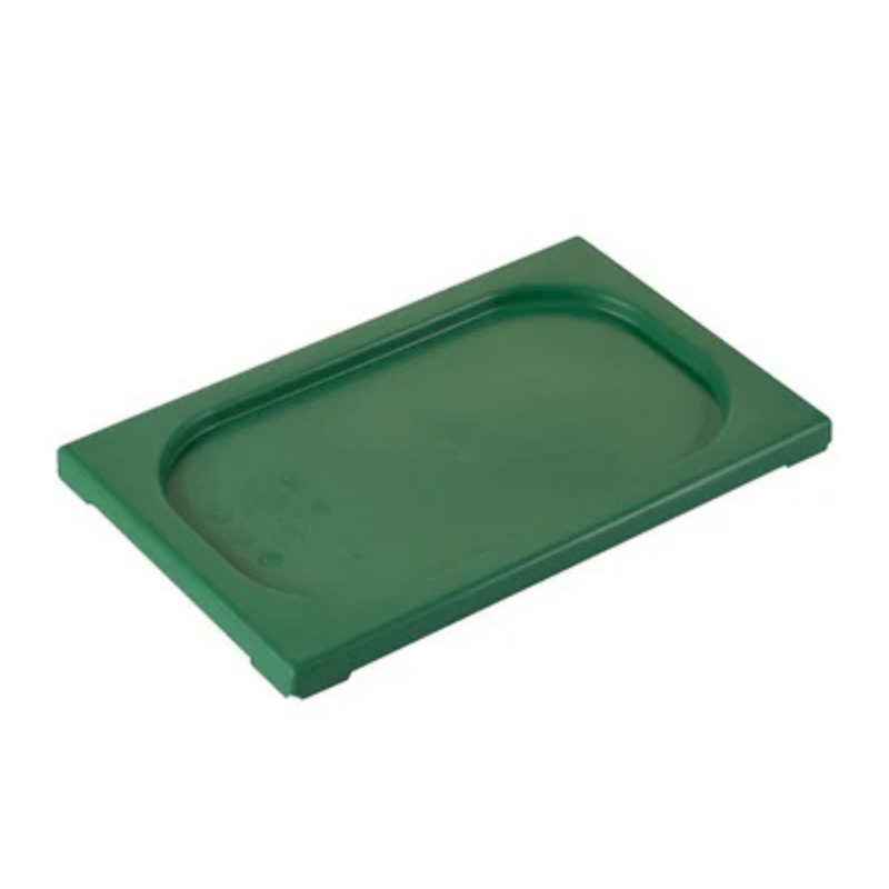 Polypropylene 1/4 Gastronorm Lid Green