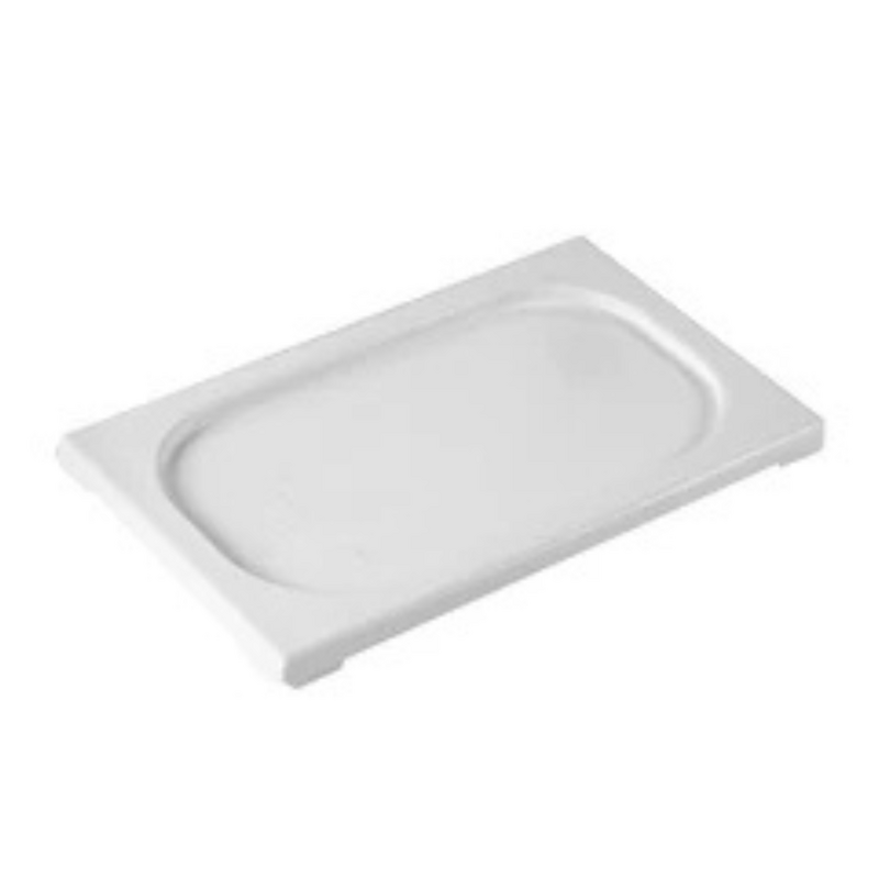 Polypropylene 1/4 Gastronorm Lid White