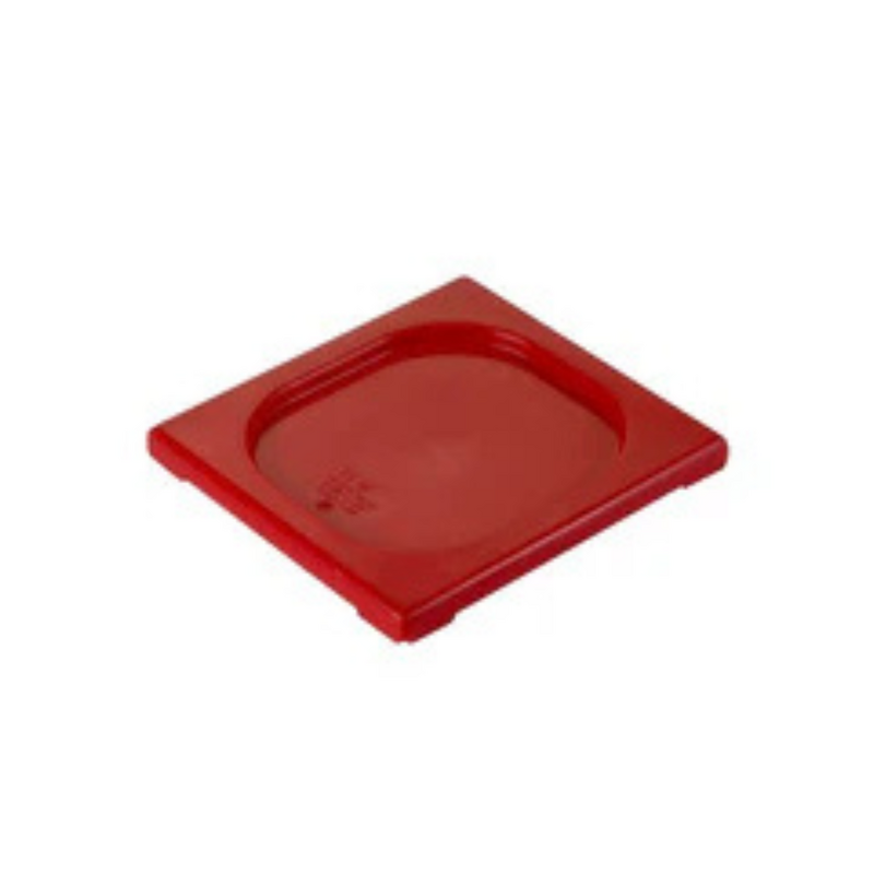 Polypropylene 1/6 Gastronorm Lid Red