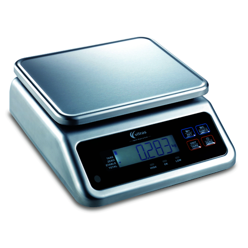 Vitras Dual Display 30kg Waterproof Portion Scale