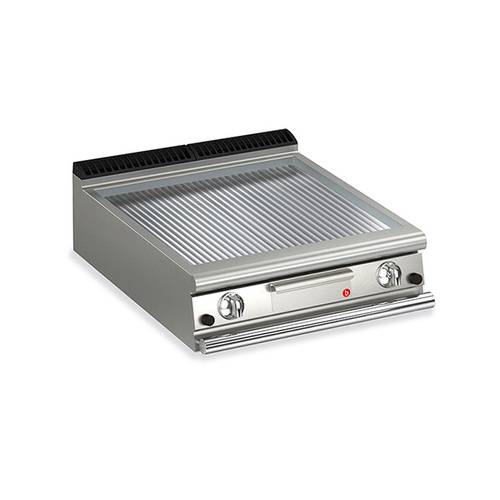 Baron Q70FTT-G815 - 2 Burner Gas Fry Top With Ribbed Chrome Plate 