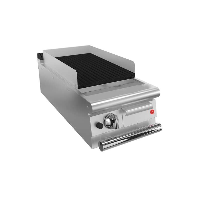 Baron Q70SGL/G403 - 1 Burner Gas Lava Rock Chargrill - 400mm