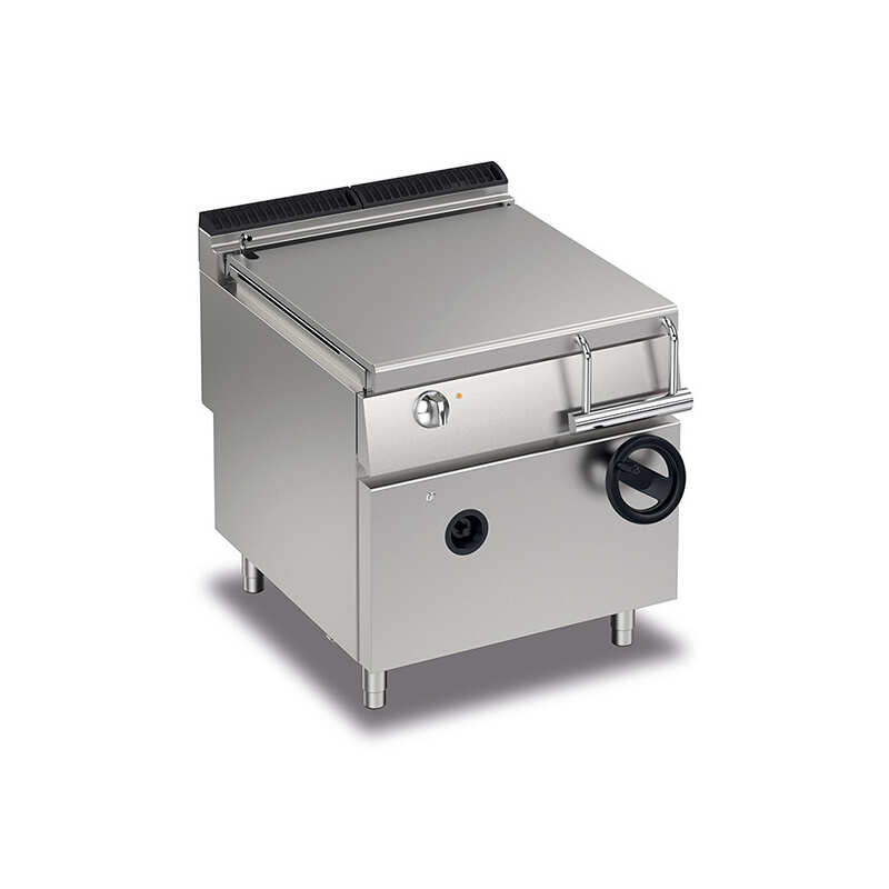 Baron Q90BR/G80 - 80L Gas Bratt Pan with Manual Tilting