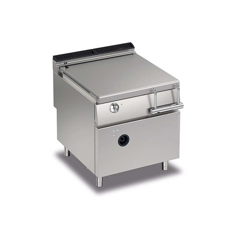 Baron Q90BR/GM80 - 80L Gas Bratt Pan with Motorised Tilting