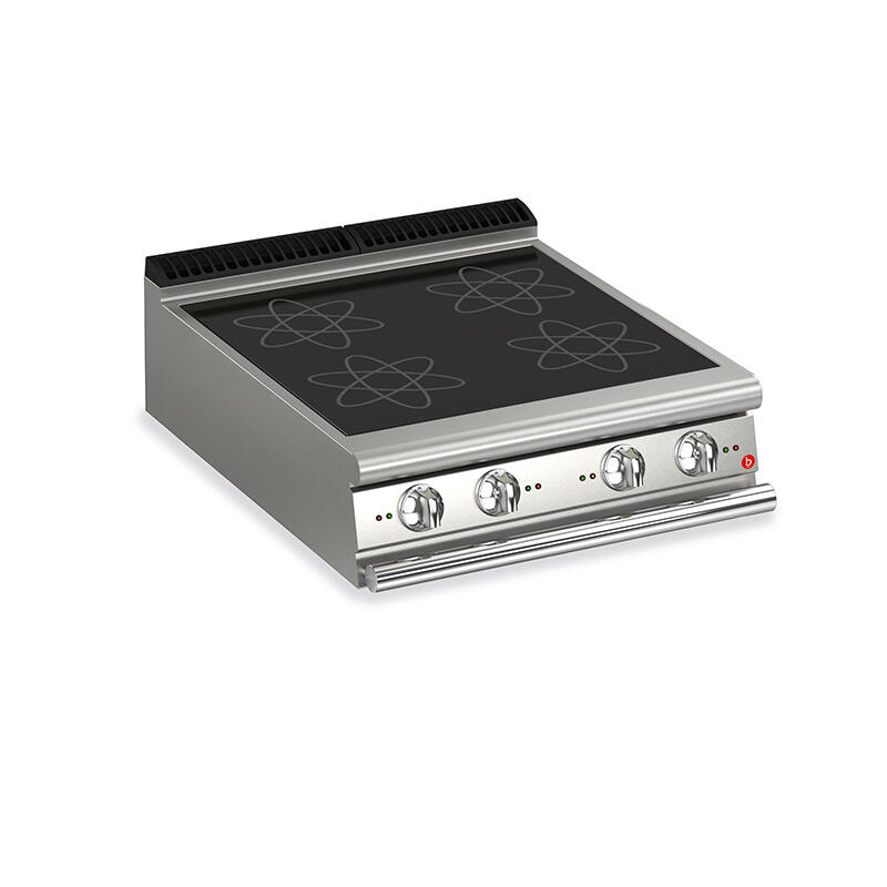Baron Q90PC/IND801 - 4 Burner Bench Model Electric Induction Cook Top (900 Series)