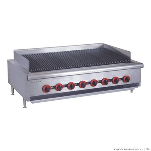 Gasmax QR-48E - Char Grill 8 Burner 1220 x 770 x 360+100mm NG