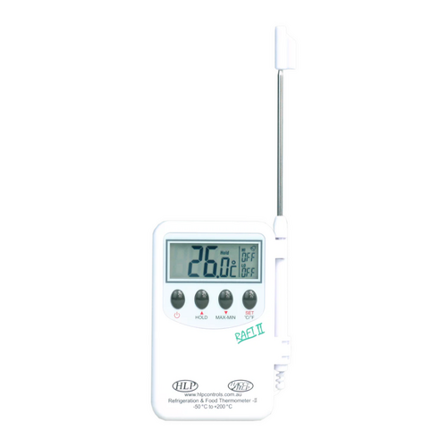 Refrigeration & Food Thermometer, Range -50 to +200C, Probe & Wire Functionality