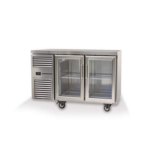 Skope RF7.UBR.2.GD  - 2 Glass Door Underbench Fridge