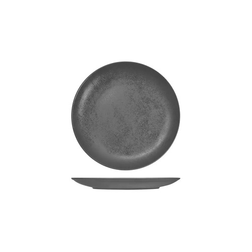 RAK Karbon Round Coupe Plate 180mm - Shale(Box of 24)