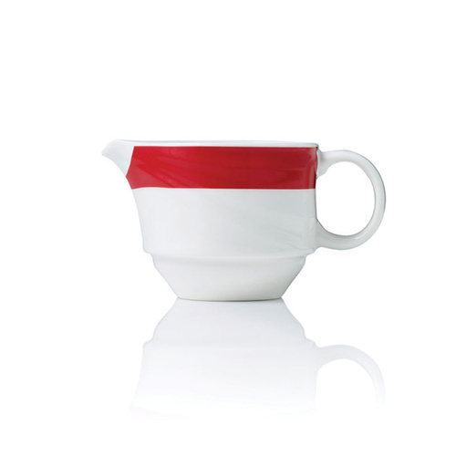 Royal Porcelain Maxadura Resonate Creamer 125ml - Red Band (Box of 12)