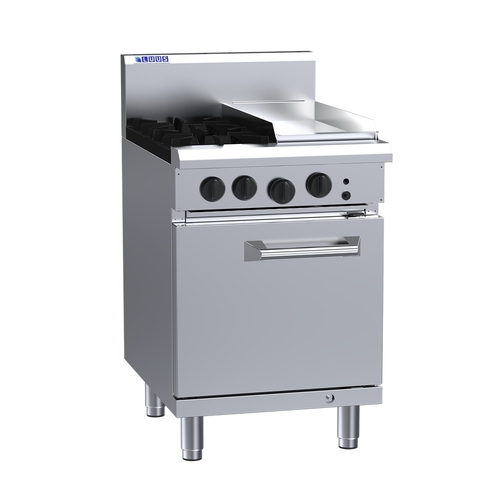 Luus RS-2B3P - 2 Open Buners + 300mm Griddle with Oven
