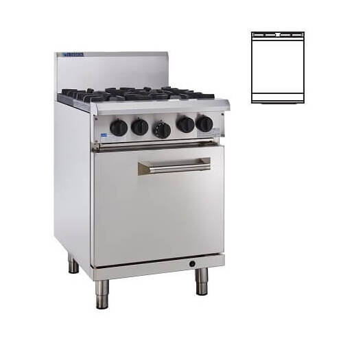 Luus RS-6P - 600mm Griddle with Oven