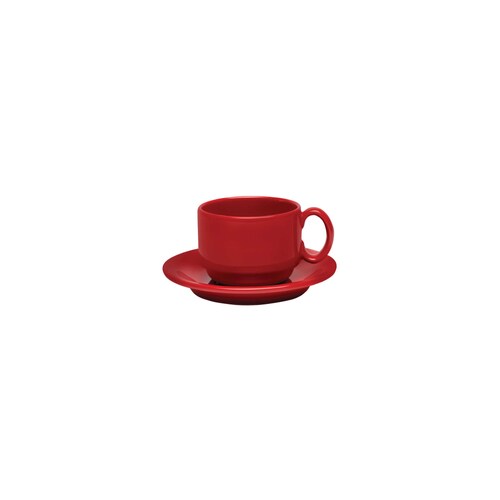 AFC Healthcare Ableware Stackable Tea Cup 240ml - Red (Box of 24) (Cup Only)