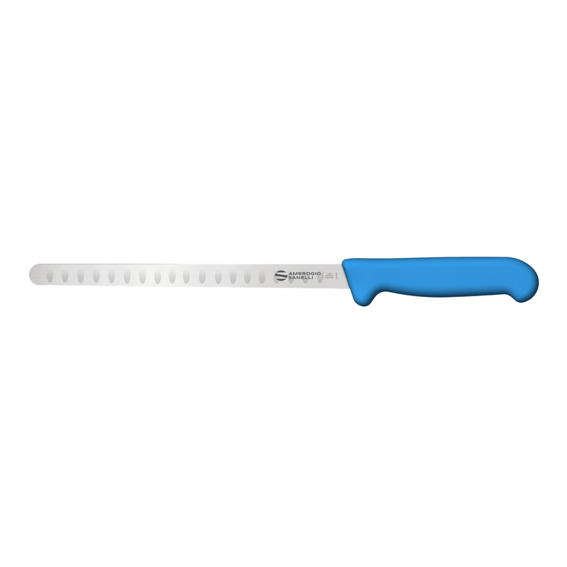 Ambrogio Sanelli Supra Granton Salmon Slicer - 280mm Blue