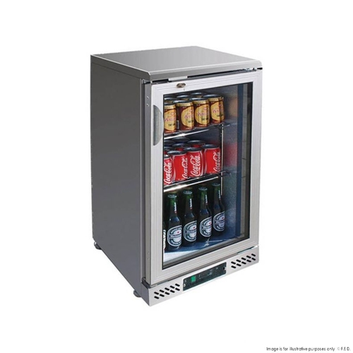 Thermaster SC148SG - Single Door S-S Bar Cooler 600 x 535 x 900mm 