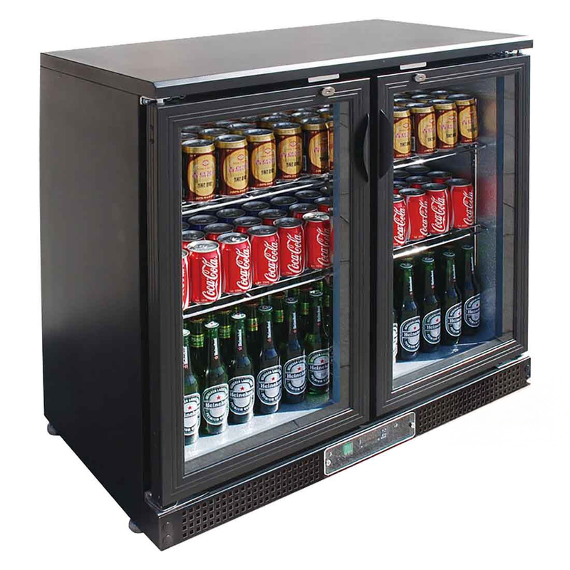 Thermaster SC248G - Two Door Bar Cooler - 202L