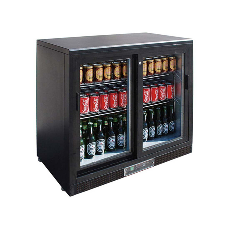 Thermaster SC248SD - Two Sliding Door Bar Cooler - 202L