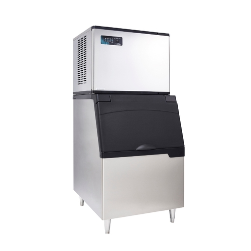 Icetro SCI-200AH/IBS-320 - Self Contained Half Dice Ice Maker with Storage Bin