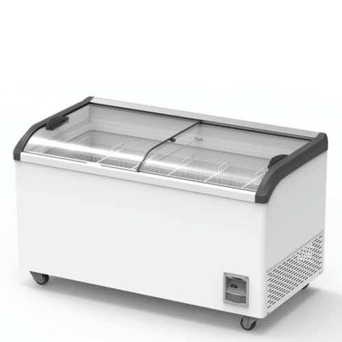 Thermaster SD-506K - Heavy Duty Supermarket Glass Sliding Lid Freezers 506 Litres