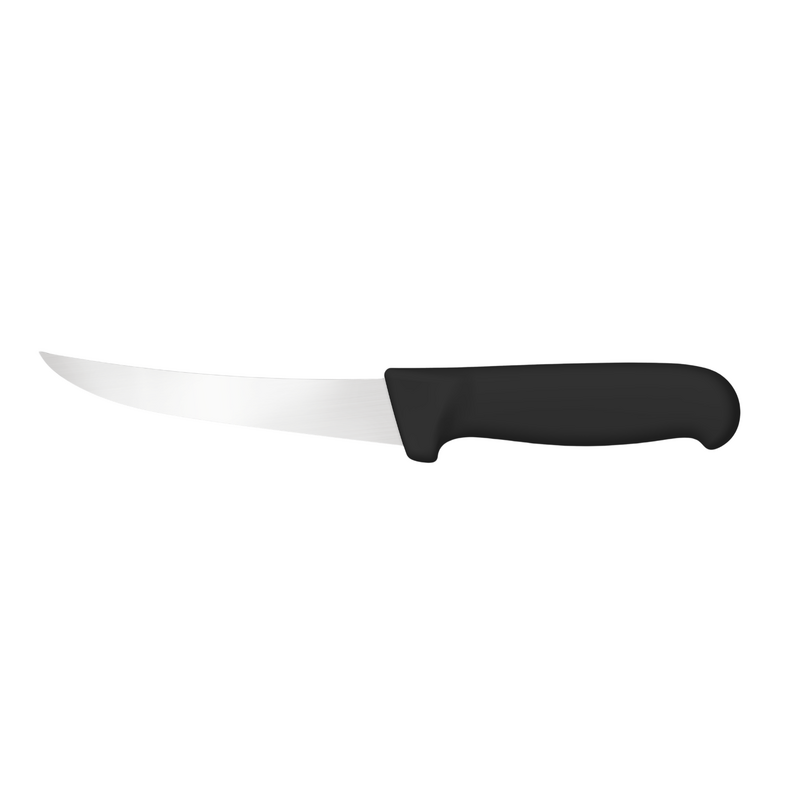 Ambrogio Sanelli Supra Curved Rigid Boning Knife - 150mm Black