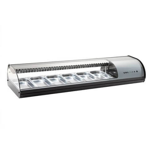 Sayl SDS1776 Sushi Display Fridge with Cross Fin Coil