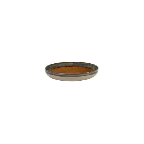 Serax Surface Round Flared Platter 320x55mm - Rusty Brown