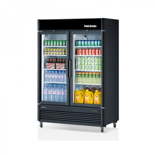Skipio SGM-49 Upright Fridge 2 Glass Door