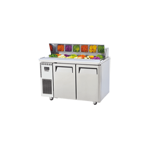 Skipio SHR12-2 Salad Prep Table 2 Doors With Hood Lid