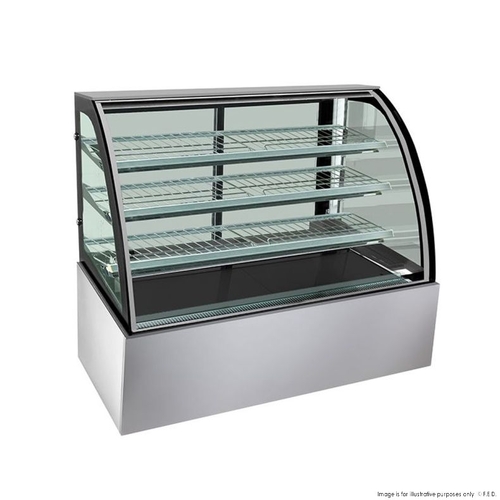 Bonvue SL830 - Curved Glass Cold Deli Showcase - 310L
