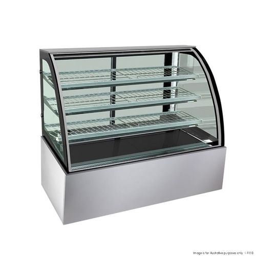 Bonvue SL860 - Curved Glass Cold Deli Showcase - 660L