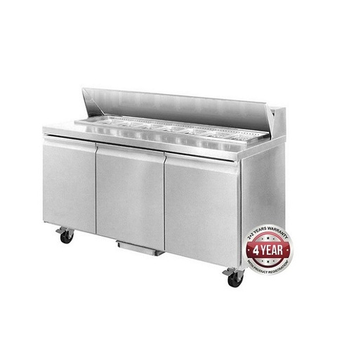 Thermaster SLB200 - Stainless Steel Pizza, Salad and Sandwich Bar - 2000mm  